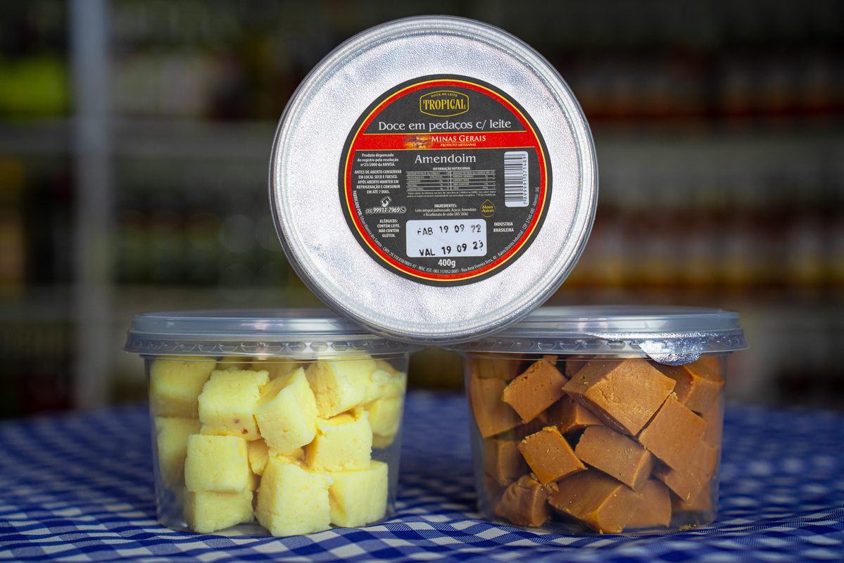 Doce de leite em pedaços tropical